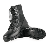 Bottes tactiques montantes pour l'entraînement, chaussures de randonnée et d'alpinisme en cuir souple, antidérapantes et flexibles pour le désert et l'extérieur