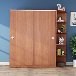 Nouvelle armoire de chambre à coucher moderne avec armoire à 2 portes, meubles Almari - Product Image 5