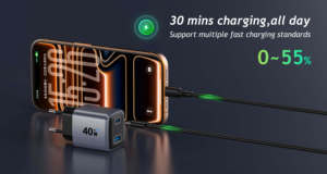 อุปกรณ์ชาร์จไฟบนผนังชนิด C 30W PD3.0 GAN พร้อมระบบชาร์จเร็วสำหรับ17 PRO MAX และแล็ปท็อป - Product Image 5
