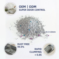 Lettiera per Gatti in Bentonite a Forma di Sfera con Etichetta Privata Personalizzata - Forte Agglomerazione, Basso Contenuto di Polvere, 5kg
