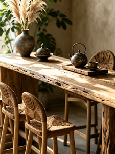 Table de <span class=keywords><strong>bar</strong></span> murale en bois massif de récupération, <span class=keywords><strong>style</strong></span> <span class=keywords><strong>industriel</strong></span>, usage commercial, avec tabourets hauts et <span class=keywords><strong>mini</strong></span>-<span class=keywords><strong>bar</strong></span> à bande étroite - Product Image 4