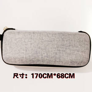 Étui à lunettes ZT rectangulaire en EVA résistant à la pression, étui à lunettes de 8 à 8,9 pouces, couleur unie, fermeture à glissière - Product Image 4