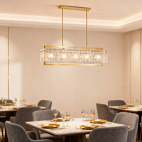 Vente en gros d'usine, éclairage d'intérieur, décoration, maison, lustres en verre ondulé de luxe, luminaires suspendus, installation facile