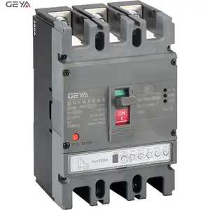 GEYA GYM3E-100/3300 electronic circuit breaker 3poles electrical circuit breaker mccb 3p high breaking capacity magnetic