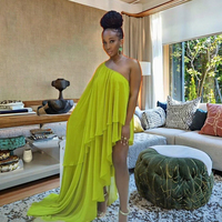 Robe longue asymétrique unie pour femme, idéale pour les vacances d'été et les soirées à la plage, taille unique