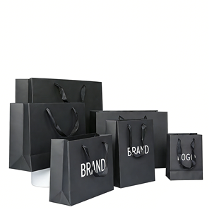 Bolsa de Compras de Papel de Arte Reciclable de Lujo con Asa Retorcida, Bolsa de <span class=keywords><strong>Regalo</strong></span> con Logotipo Personalizado Impreso en CMYK Pantone para Venta Minorista de Cosméticos - Product Image 2