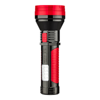 Lampe torche LED haute intensité pour patrouille extérieure, éclairage latéral d'urgence, grande torche de lutte contre les incendies, portée du faisceau de 500 m, indice de protection IP20