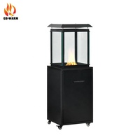 Foyer à gaz d'usine Offre Spéciale avec pierres de lave et bûches en céramique Chauffage de jardin extérieur au propane pour patio