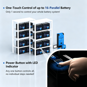 ADF 12V 200Ah แบตเตอรี่ลิเธียมพลังงานแสงอาทิตย์3840Wh 200A ลึก BMS IP65 UN38.3 3000 + รอบสำหรับรถบรรทุก APU ADF12v200ahdl ทางทะเล - Product Image 6