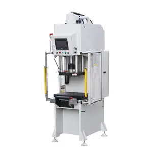 Macchina per lo stampaggio rapido di precisione della pressa idraulica ad alta precisione CNC a colonna singola completamente automatica