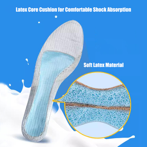Semelles auto-adhésives en cuir pour femmes, sandales à talons hauts, antidérapantes, respirantes, absorbant la transpiration, coussinets pour chaussures - Product Image 4