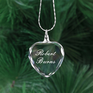 Holesale-collar de cristal curativo 3D, llaveros personalizados con láser redondo, con impresión fotográfica - Product Image 2