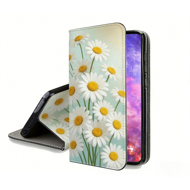 Lichicase Sunflower Daisy Rose Floral Design Leather Case for Huawei Nova15 Pro Nova 15 Ultra Wallet Stand Phone Cover