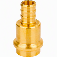 Adaptateur à sertir hexagonal 1/2 po avec filetage NPT pour raccordement de tuyaux Cooper PEX B