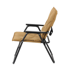 Silla Reclinable de Metal de Alta Calidad para Exteriores, Cómoda Silla Plegable Tipo Kermit para Camping con Cojín - Product Image 3