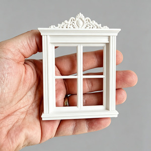 Mini Marco de Ventana - Elegante Marco de Ventana en <span class=keywords><strong>Miniatura</strong></span> para Decoración de Casa de Muñecas - Product Image 1