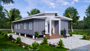 Casa prefabricada adosada de una planta con buen aislamiento - Product Image 2