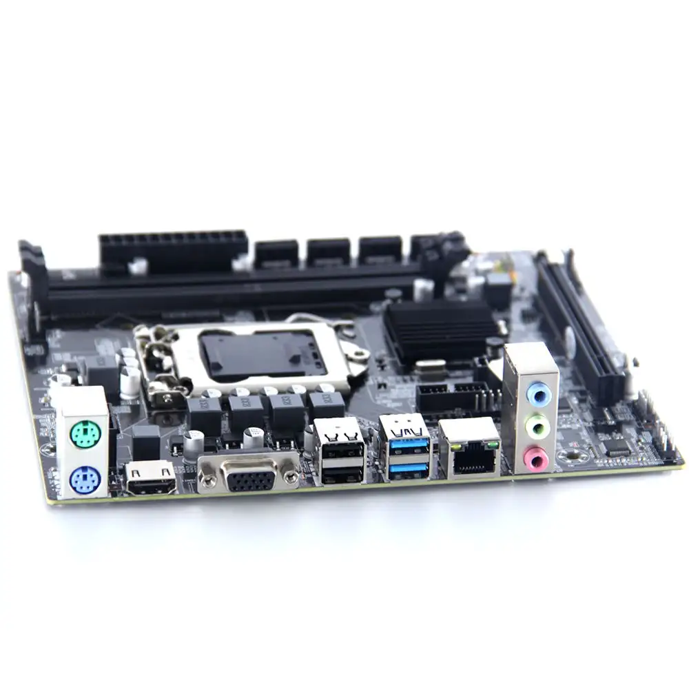 H61มาเธอร์บอร์ดการ์ดจอแบบบูรณาการ LGA 1155 1156 1151ซ็อกเก็ตเมนบอร์ด DDR3ซีพียู2020 Guangdong SATA 512GB