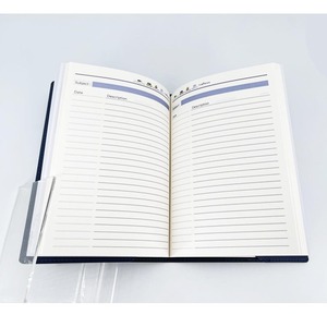 2026 Office Blue Pu Leather Notebook <span class=keywords><strong>Calendario</strong></span> Soft Cover A5 Planner <span class=keywords><strong>Agenda</strong></span> <span class=keywords><strong>para</strong></span> promoción - Product Image 3