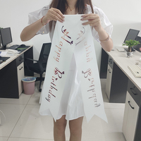 Approvisionnement d'usine de haute qualité personnalisé pageant ruban corps ceintures pour les prix