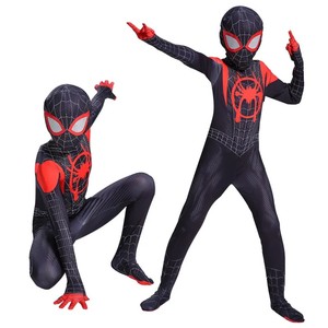 <span class=keywords><strong>Ensemble</strong></span> de costumes de super-héros pour enfants, inspiré des films et séries TV, pour Halloween, noir et rouge, <span class=keywords><strong>Spiderman</strong></span>, cosplay, comprend un haut en polyester - Product Image 3