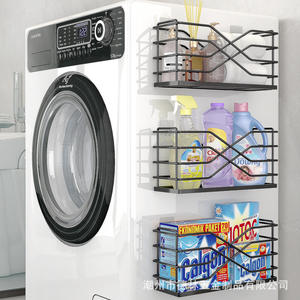 Estante de almacenamiento de cocina de Metal sin perforaciones transfronterizas, estante de drenaje de condimentos de especias para colgar en la <span class=keywords><strong>pared</strong></span>, seguro para horno - Product Image 2