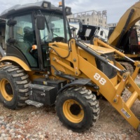 Tractor Excavador Hidráulico 4x4 de Alta Eficiencia y Ahorro de Combustible YN886, Retroexcavadora Usada Resistente con Alta Potencia