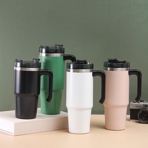 20oz tumbler <b>with</b> handle <b>with</b> <b>straw</b> bpa-free 30oz stainless steel tumbler reusable stainless steel tumbler <b>with</b> <b>straw</b> - Product Image 1