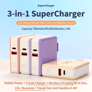 พาวเวอร์แบงค์ไร้สาย 65W พร้อมปลั๊ก Type C สำหรับใช้ในสหรัฐอเมริกาและแคนาดา รองรับการชาร์จเร็ว ป้องกันการชาร์จเกิน - Product Image 5
