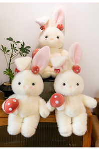 Megan, Simpatico Coniglietto Bianco di Peluche, Regalo di Pasqua, <span class=keywords><strong>Bambola</strong></span> Antistress con Tecnica Lavata per il Sonno, Regalo di Compleanno per Ragazze - Product Image 5