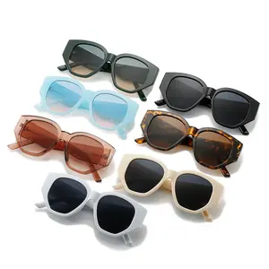 2024 nuevas gafas de sol de Marco grande gafas de ojo de gato con personalidad