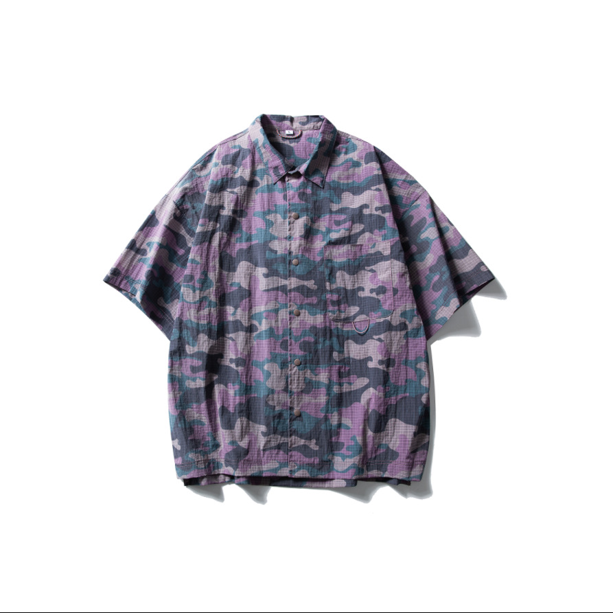 three-color camouflage purple