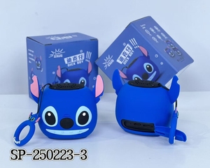 Tk491 búp bê màu xanh trẻ em hoạt hình BT loa dễ thương Mini Plug-in thẻ ngoài trời không thấm nước Máy nghe nhạc Loa di động - Product Image 2