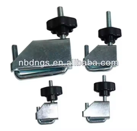 Kit de 4 pinces à tuyau professionnelles robustes en plastique, outils de serrage flexibles pour conduites de carburant et d'eau, pour réparation automobile