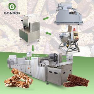 Date <b>Cutter</b> Small Granola Extruder Sesame Energy Chocolate Cereal Protein Bar Make Machine Production Line - Product Image 1