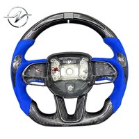 Volant sport personnalisé à 3 branches en cuir perforé et fibre de carbone pour BMW F10 F30 F11 F15 F16 Série 3 Série 5 X5 X6
