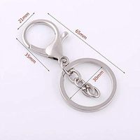 Mosquetones, Ganchos, Clips de liberación rápida, Anillo plano para llavero, 8 Mosquetones giratorios, Clips de gancho para mosquetones giratorios, Anillos para llaves
