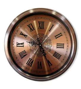 Horloge murale en métal magnifiquement design Design intemporel avec cadre en métal durable pour décorer les murs des maisons ou des espaces commerciaux - Product Image 1