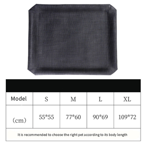 Pliant confortable velours côtelé lin extérieur à la main voyage <span class=keywords><strong>lit</strong></span> pour animaux de compagnie <span class=keywords><strong>lit</strong></span> pour chien grand chien intérieur surélevé cadre en acier surélevé <span class=keywords><strong>lit</strong></span> pour animaux de compagnie - Product Image 2