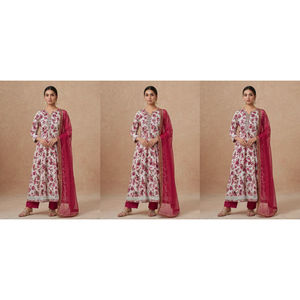 Nouvel ensemble 2 pièces pour femme, best-seller, avec de magnifiques broderies ethniques, en rayonne et matériaux recyclés, pour toutes les saisons, idéal pour les fêtes. - Product Image 3