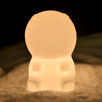 Veilleuse LED portable pour enfants, en forme de dinosaure, pour chambre à coucher, lumière blanche chaude, jouet USB, cadeau original