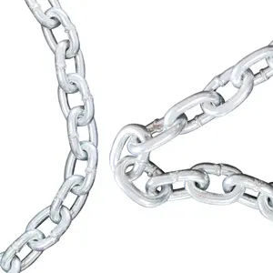 2mm to 13mm Galvanized Zinc Plated Welded Din5685A Metal Short Link Chain