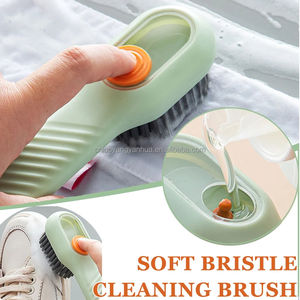 Brosses de nettoyage pour cuisine et salle de bain à poils doux, distributeur de savon intégré, pour le lavage automatique et le nettoyage des chaussures - Product Image 3