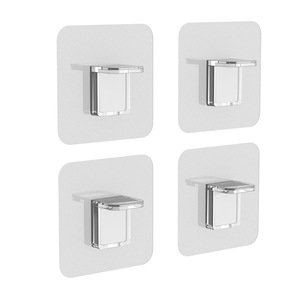 Nail-Free Partition Support 6x6 7x7 <b>Plastic</b> <b>Shelf</b> Holder For Wardrobes Storage Cabinets Easy Installation - Product Image 4