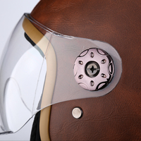 Casque de moto ouvert de style allemand RNG/666, casques de moto élégants, Cascos Para Moto