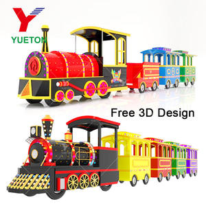 Train électrique sans rail pour enfants, certifié CE, 4 wagons, pour parcs d'attractions et centres commerciaux, petite taille, à vendre - Product Image 6