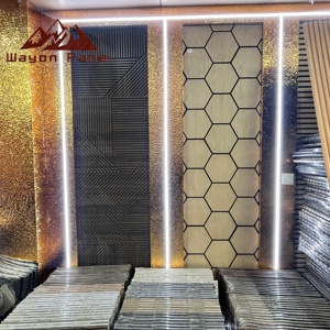 Panel Acústico <span class=keywords><strong>de</strong></span> Listones <span class=keywords><strong>de</strong></span> Madera Wayon, Panel <span class=keywords><strong>de</strong></span> Pared <span class=keywords><strong>de</strong></span> Chapa <span class=keywords><strong>de</strong></span> Madera Insonorizante, Fieltro <span class=keywords><strong>de</strong></span> Fibra <span class=keywords><strong>de</strong></span> Poliéster, Akupanel para Decoración <span class=keywords><strong>de</strong></span> Estudio y Oficina - Product Image 4