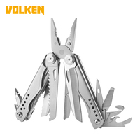 Pince multifonction pliable en acier inoxydable, outil de survie de poche EDC, couteau utilitaire multifonctionnel pour le camping, la randonnée et l'aventure