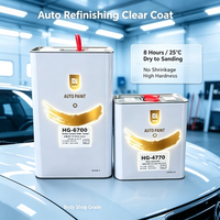 Cat A860 Ultra Fast Dry 2K High Solid Clear Coat Cat Otomotif Berkualitas Tinggi Cepat Kering Cat Semprot Otomatis