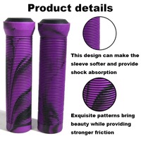 Poignées de guidon VTT souples, manchons antidérapants pour vélo de montagne, couvre-guidon absorbant les chocs, poignées de cyclisme pour vélos de route